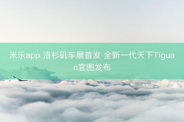 米乐app 洛杉矶车展首发 全新一代天下Tiguan官图发布
